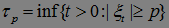 Filtration. Markov Times, Stopping Time. Examples