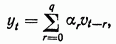 Spectral density. The moving-average process as a process possessing a spectral density.