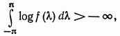Spectral density. The moving-average process as a process possessing a spectral density.