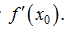 The Derivative. Table of Derivatives. Physical Applications of the Derivative