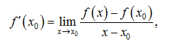 The Derivative. Table of Derivatives. Physical Applications of the Derivative