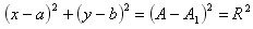   Equation of circle 