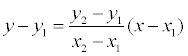   Equation of a straight line - analytical geometry 