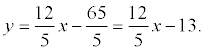   Equation of a straight line - analytical geometry 