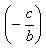   The position of the line relative to the coordinate system 