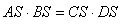   Proportionality of chord segments 