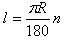   Radian angle measure 