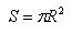 Area of ​​a circle