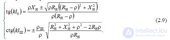 2 Efficiency and electrical strength of the transmission line.  Negotiation of the transmission line with the load