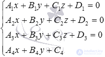   The coordinates of the point of intersection of two straight lines are examples of finding. 