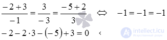   The coordinates of the point of intersection of a line and a plane are examples of finding. 