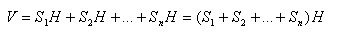   Arbitrary prism volume 