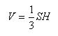   Volume of a triangular pyramid 