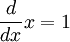   Derivatives of simple functions, a table of derivatives 