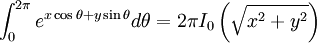   The integral table, the integral of the exponential function.  The improper integral. 