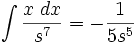   Table of integrals, integral of irrational function 