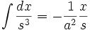   Table of integrals, integral of irrational function 