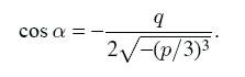   Cubic equation 