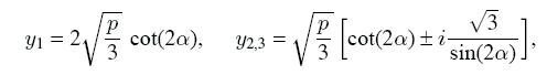   Cubic equation 