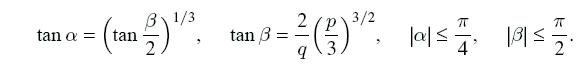   Cubic equation 