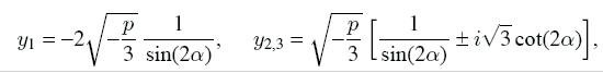   Cubic equation 