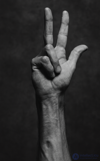 5. Open and hidden gesture language, types of handshakes