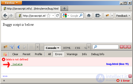 Installing browsers, JS-console