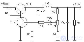   Secondary power supplies Technical implementation of IIT pulse elements 