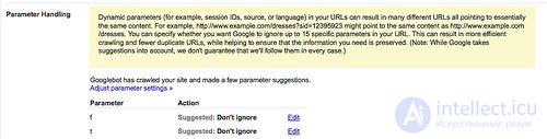   Tell Google which URL parameters to ignore. 