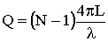   Loss in the active medium for absorption and scattering 