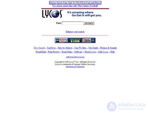   Popular search engines in the 90s: then and now 