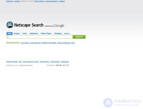   Popular search engines in the 90s: then and now 