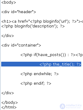   WORDPRESS 6. Loop - The Loop 