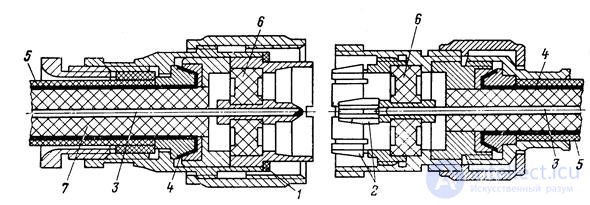   Main elements and nodes of transmission lines 