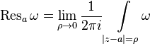   Deduction (complex analysis) 