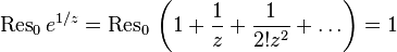   Deduction (complex analysis) 