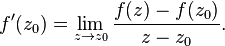 Holomorphic function