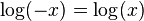   Complex logarithm 