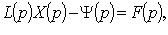   Some applications of operational calculus 