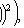   Continuous random variables 