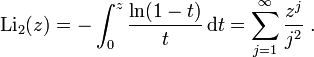 Dilogarithm