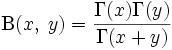   Gamma function 