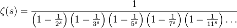 Zeta function of Riemann