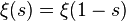 Zeta function of Riemann