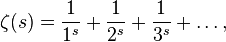 Zeta function of Riemann