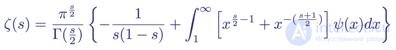 Zeta function of Riemann