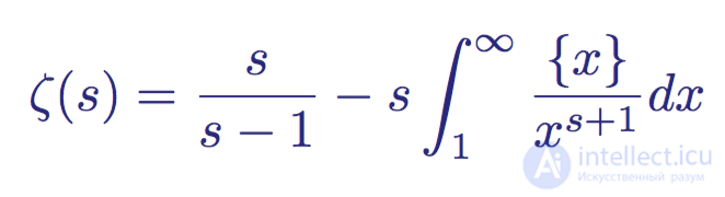 Zeta function of Riemann