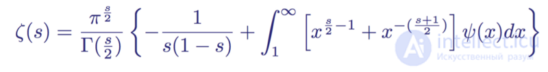 Zeta function of Riemann