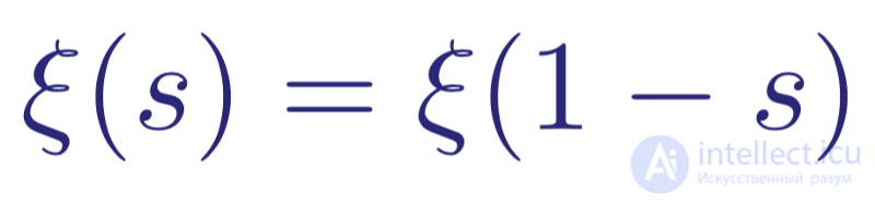 Zeta function of Riemann