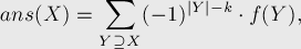 Inclusion-exclusion formula or exclusion-exclusion principle and examples